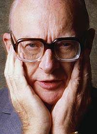 Arthur C Clarke in 1984
