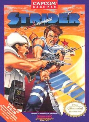 Strider NES Cover